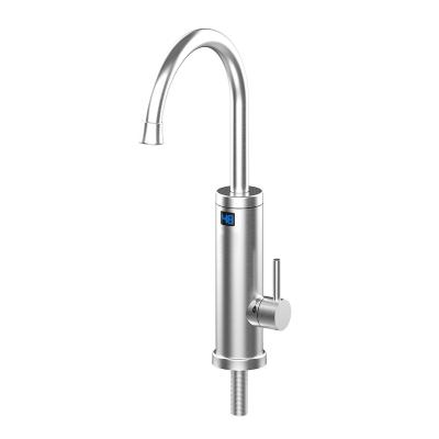 China Amzon Thermostatic Hot Selling Faucets Stainless Steel Electric Movable Hot And Cold Water Faucet For Home Use for sale