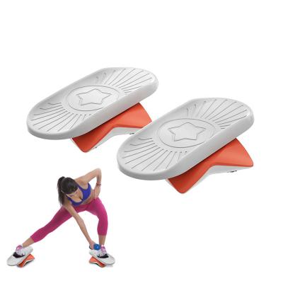 China Hot Sales Waist Exercise Tornado Board Home Fitness Yoga Pullers Foot Pedal With Double Pedal Flat Foot Aerobic Twisted Body Training for sale