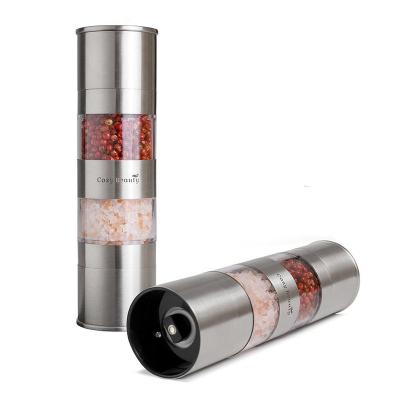 China Long Service Life Kitchen Tableware Pepper Grinder Stainless Steel Salt And Pepper Grinder And Pepper Mills Mini Spice Grinder for sale