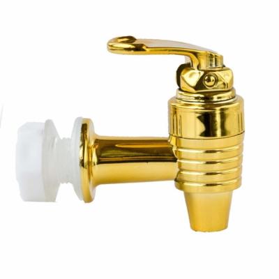 China Gold Color Eco - Friendly Wine Dispenser Faucet for sale