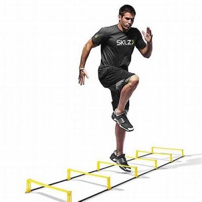 China Hot Nylon Football Traning Amazon Sales Durable 4m/5m/6m Strap Agility Ladder Gear Training for sale