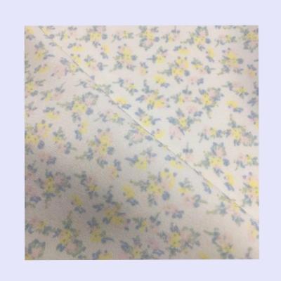 China 100% polyester waterproof floral print fabric for uniform for sale