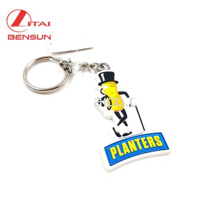 China Decoration Gift Planters Cartoon Image PVC Key Chain for sale