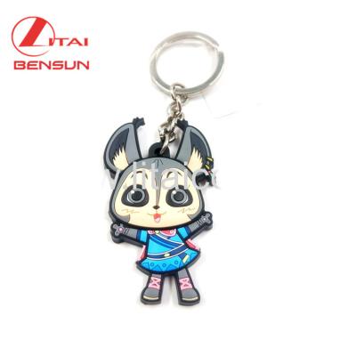 China Soft PVC Rubber Cute Small Mouse PVC Key Chain for sale