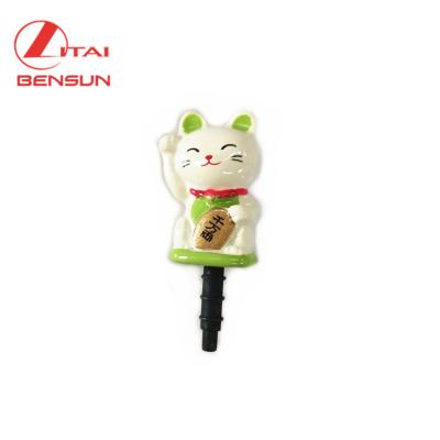 China Promotional Cartoon Mobile Phone Gift Hot Sales Custom Made Dust Plug for sale