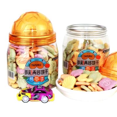 China Natural hot selling 90g children's fruits and vegetables high calcium cookies 0 add cookies wholesale for sale