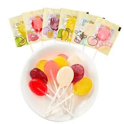 China OEM/ODM 450g Natural Wholesale Candy Delicious Fruity Probiotic Probiotic Candy Lollipop Hard Candy for sale