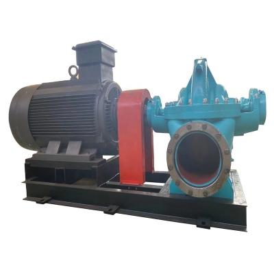 China Automotive industry S series centrifugal double suction water pump case electric horizontal split circulation pump for sale