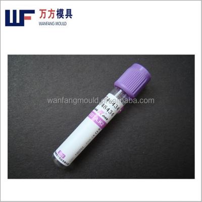 China Plastic Wanfang Blood Collection Tube Mold 16 Cavity Plastic PET Tube Medical Injection Mold for sale