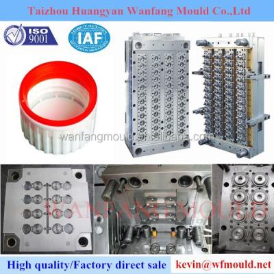 China Plastic cap mold/36 cavity plastic water bottle cap mold/capsule molding design for sale