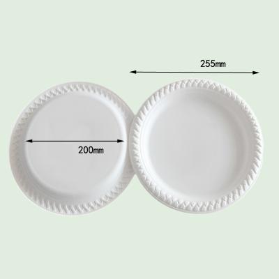 China Home.Restaurant.Bar.Hotel.Wedding Hot Sale P10 Disposable Tableware 10 Inch Environmental Biodegradable Cornstarch Dish for sale