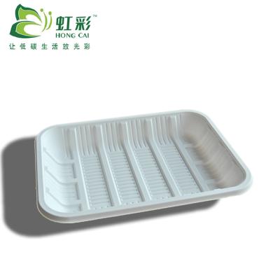 China Eco - Friendly Disposable Biodegradable Cornstarch Trays From Manufacturer T05 for sale