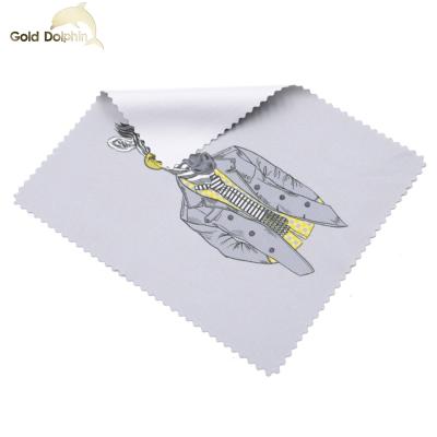 China Viable Hot Sale Cheap Custom Logo Printing Large Microfiber Glass Eye Use Cleaning Cloth for sale