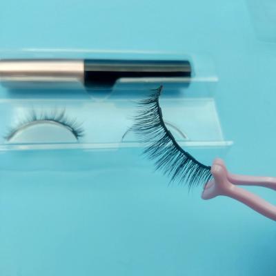 China Full Natural Magnetic Strip Lashes Set Magnetic Private Label Lashes Eyeliner Eyeliner for sale