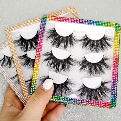 China Diamond Mink Lash Mink Eyelashes Eyelash Vendor FLUFFY Customized Boxes for sale