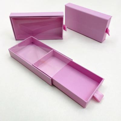 China Wholesale custom empty natural Kalixi long logo paper lash box lash box seller eyelash packaging case for sale