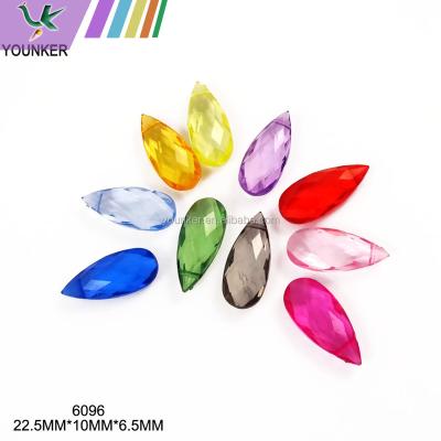 China Jewelry Making Factory Sell Big Hole Teardrop Plastic Beads for sale