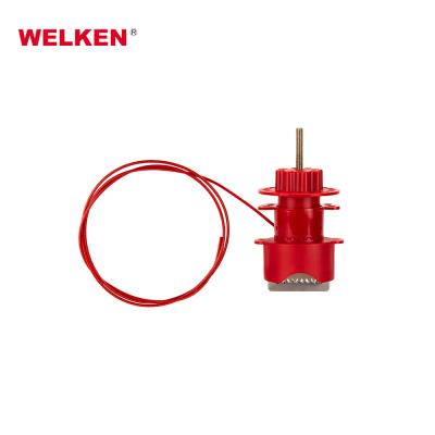 China Red High Strength Nylon And Alloy Hot Selling Gate Valve Universal Lockout With Cable for sale