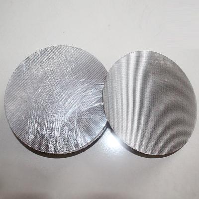 China Corrosion Resistance Customized 20 Micron Stainless Steel Wire Mesh Round Mesh Metal Filter Screen Filter Disc for sale