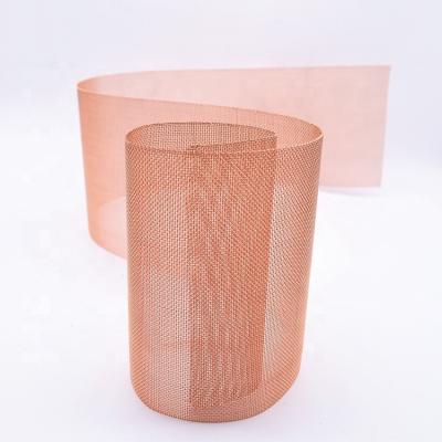 China Corrosion Resistance 12 x 40 INCH Pure Copper Filter Screen 99.9% Dense Mesh for sale