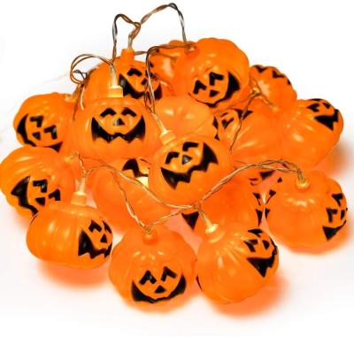 China Chrismas Decoration Lights Hot Sale Waterproof Halloween Decorations Pumpkin Led String Light for sale