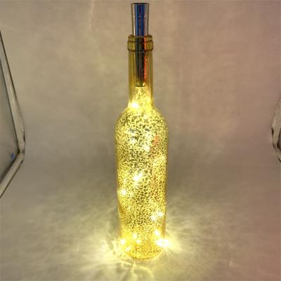 China Hot Sale Cork Bottle Light Festival Decoration 20 Led Copper Wire Cork Bottle Led String Light for sale