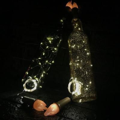 China Outdoor Festival Decoration LED String Lights Outdoor Christmas Decoration Light Led Fairy Christmas Cork Bottle Lights Decorative for sale