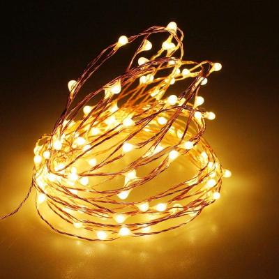 China 2019 Outdoor Decoration Outdoor String Light Copper Wire Solar Led Christmas Decoration Waterproof Garden for sale