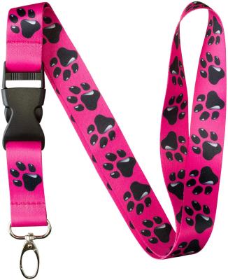 China Wholesale Nylon OEM Customized Durable PVC Nylon Lanyard OEM Lanyard China Lanyard for sale