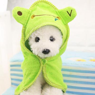 China 2021 Stocked Fast Delivery Michael In The Field Of Dog Cat Animal Bathrobe Soft Towel Pajamas For Dogs for sale