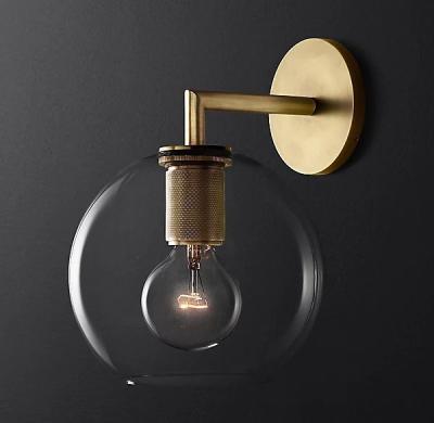 China Geblazen glazen schaduw Modern Sconces Woonkamer Interne wandverlichting 40W Te koop