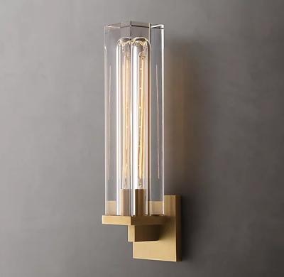 China 110-120V K9 Glass Modern Indoor Wall Sconces Modern For Living Room for sale