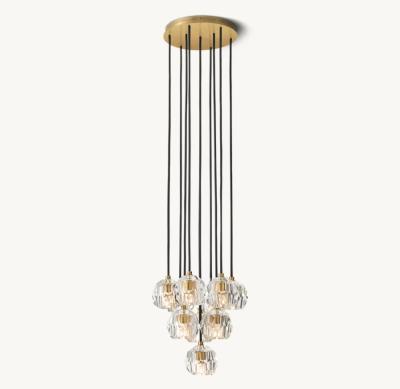 Cina 60 Watt Foyer Lampade Infissi soffitto alto Tavolo da pranzo lampadario moderno in vendita