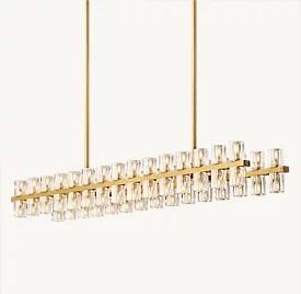 China Chrome Finish LED Foyer Chandelier Modern Foyer Lighting 85-265 Volts for sale