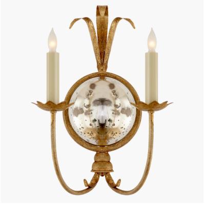 China Gramercy Double Sconce Brass Wall Lamps Indoor Wall Lamps 110-240V Voltage en venta