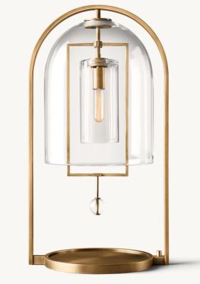 China Contemporary Fulcrum Pendant Chandelier with Brass Finish and Crystal Accents for sale