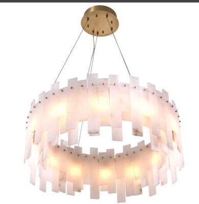 China Villa Decorative Hang Lamp Chandelier for Living Dining Bedroom Circular Ceiling Design Modern Chandelier for sale