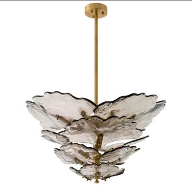 China Luxury Modern Large Brass Crystal Chandelier For Dining Room Indoor Ceiling Mount Decoration for sale