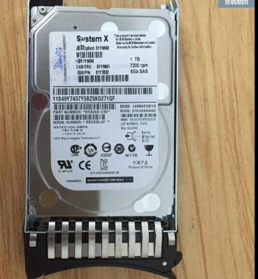 China Hot Swap 2.5'' Server HDD 300GB 10K 6Gbps SAS Hard Drives For IBM 00Y2501 for sale