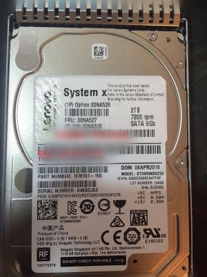 China IBM 00NA526 2TB 6 G NL SATA 7.2K 2.5 X3850 X6 M5 SATA Hard Drives for sale