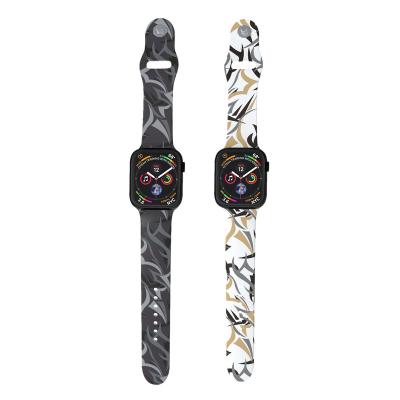 China 38mm 42mm 40mm 42mm Adjustable Smart Watch Strap For Apple Watch 44mm Strap X8 45mm 41mm Silicone Strap Band For iWatch 7 Series 6 5 20mm 22mm for sale