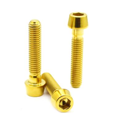 China High Strength And Light Texture Tapered Head Torx Socket Titanium Alloy Bolts Titanium Alloy Bolts For Bicycles for sale