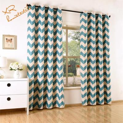 China Ready Made Blackout Factory Printing Blackout Curtain Grommet With Office Home Hotel Curtain for sale