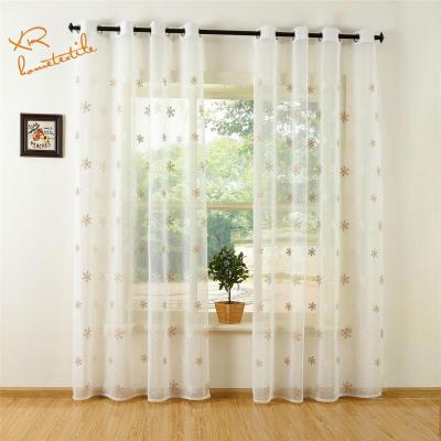 China Curtian Sheer Wholesales Cloth Curtain The Latest With Embroidered Sheer Curtain Fabric for sale