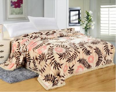 China Disposable Custom Mink Blanket Raschel Blanket For Dubai for sale