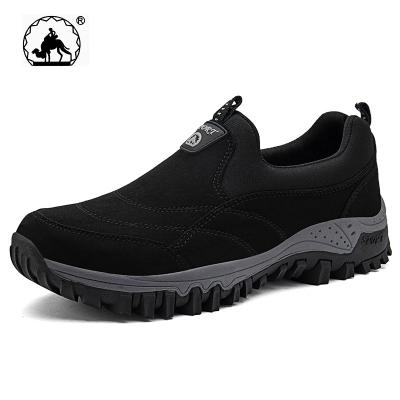 China Fashion Trend Wholesale Mens Sneakers Rising Shoes Outdoor Mountaineering Trekking No Tie Sports Large Size Shoes For Men for sale