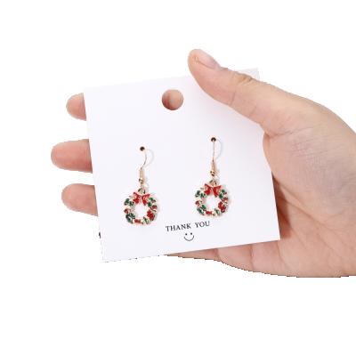 China Hypoallergenic Oil + Gold Drop Copper Plated With 925 New Christmas Silver Drip Earring Trend Stud Earrings For Women Piercing Jewelry for sale