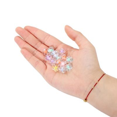 China DIY Jewelry Accessories 20Pcs/Pack Acrylic Spaced Bead Candy Heart Flower Shape Bead Decoration For DIY Necklace Earrings Jewelry Dropshipping for sale