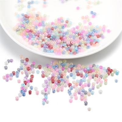 China 500pcs 3mm Cute Small Bead Candy Small Beads Jewelry Cute Colorful Charm Jewelry Macaron Glass Seed 3mm Bead For DIY Necklace Jewelry Craft Making Accessories for sale