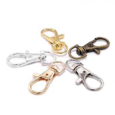 China DIY Jewelry Making 10pcs/lot Key Chain Ring Swivel Trigger Lobster Clasp DIY Craft Outdoor Backpack Bag Parts Snap Hook Supplies for sale